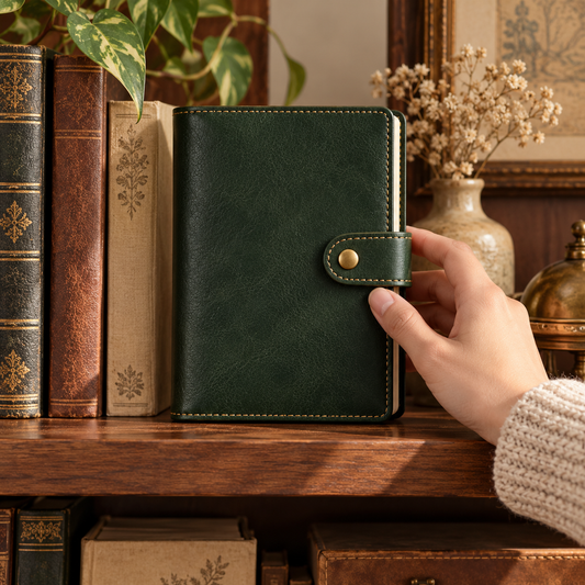 Forest Green Snap Book Cover