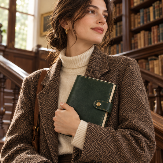 Forest Green Snap Book Cover